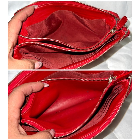 👑✅PRICE FIRM✅ AUTHENTIC Chanel Red Boy Lambskin Clutch - Picture 8 of 17